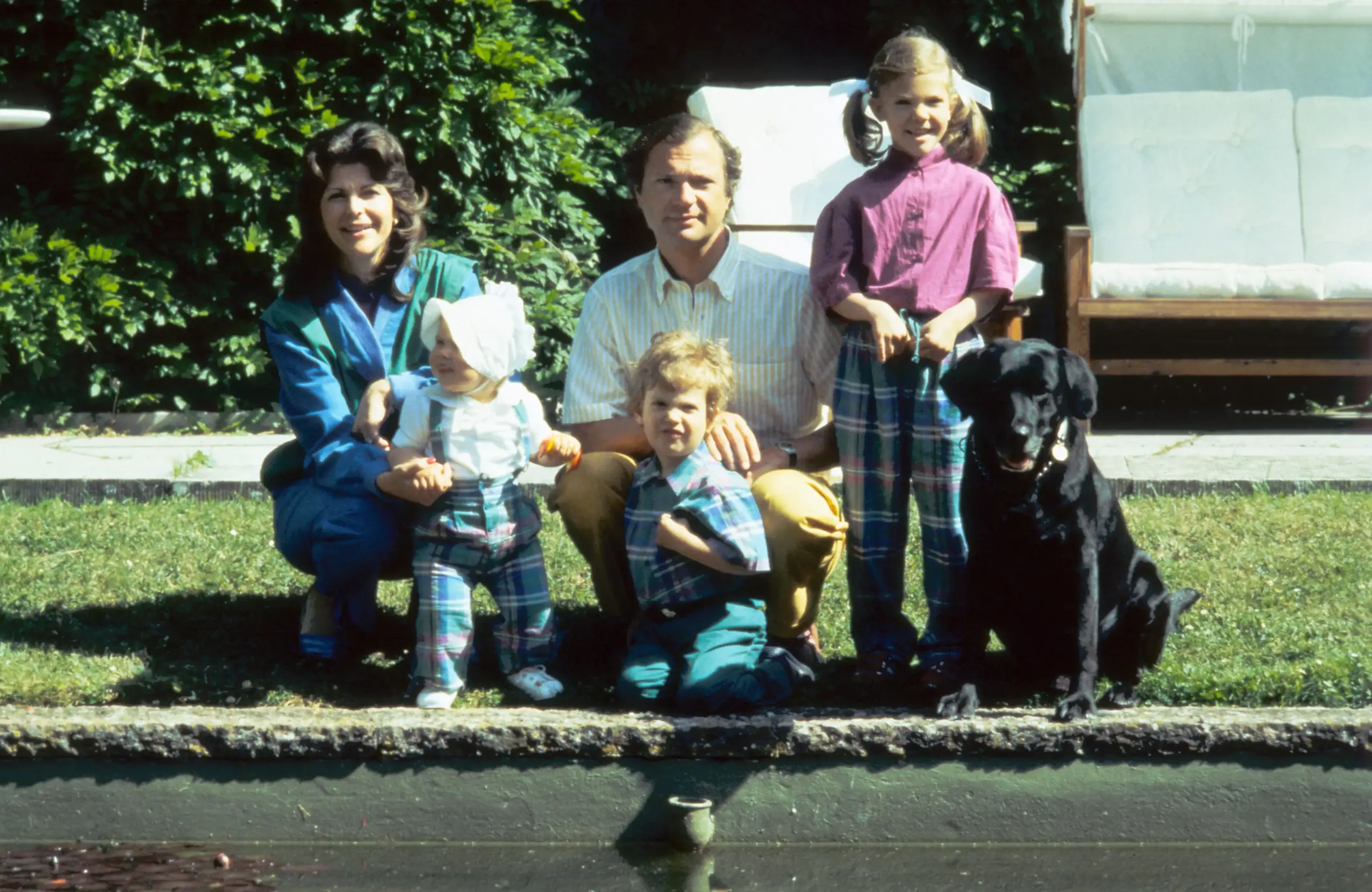 Het gezin in 1983.